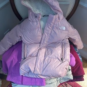 North face girls winter coat
